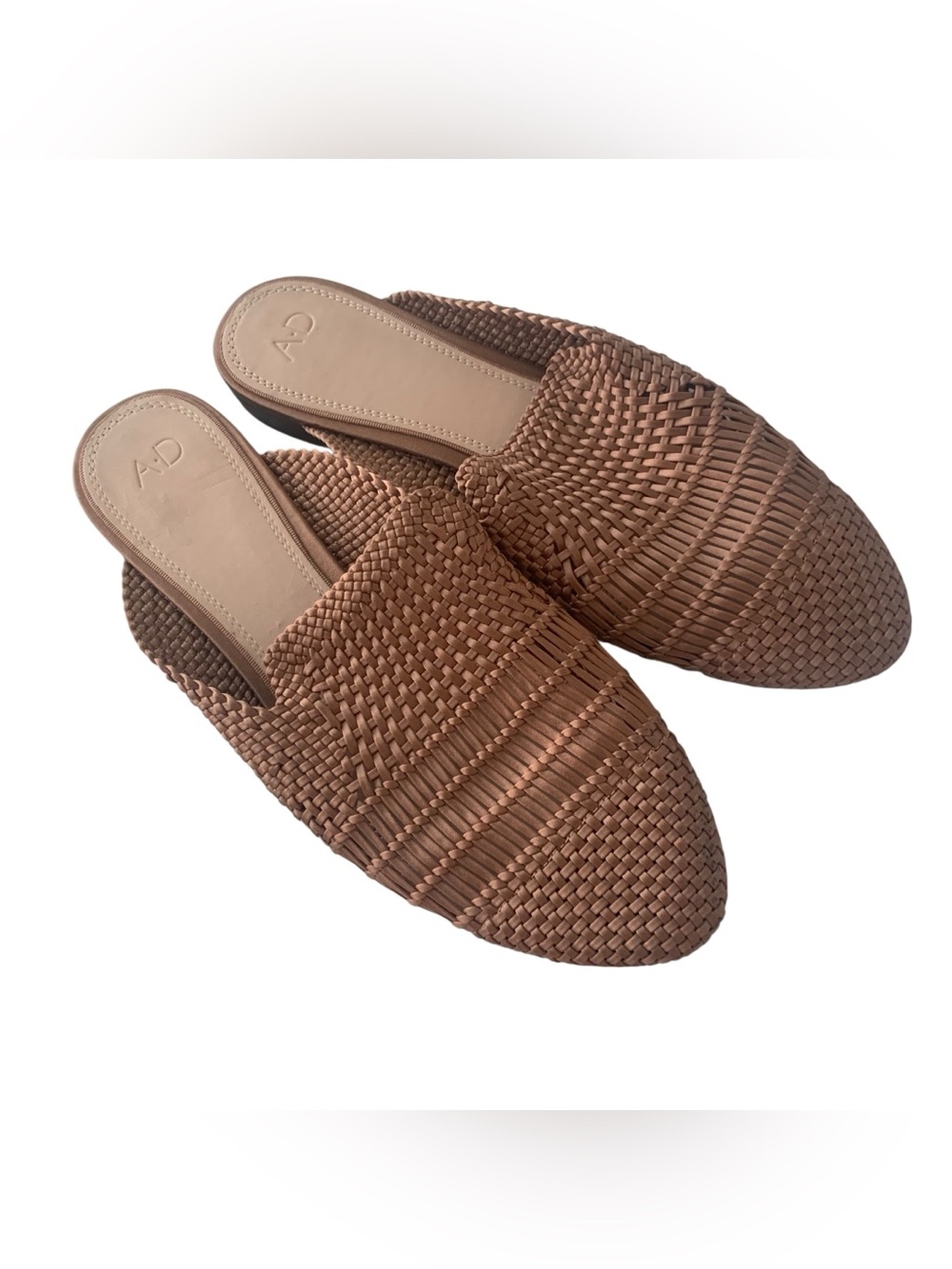 AD & Daughters Brookshire Woven Mules sz 9a